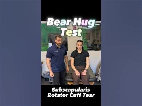 sits tear test|bear test for torn rotator cuff.